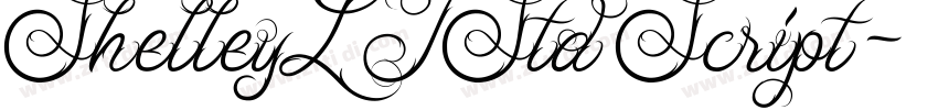 ShelleyLTStd Script字体转换